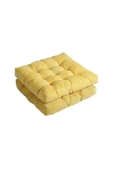 Rual Yer Oturma Minderi Ev Dekorasyon Çok Amaçlı Kadifemsi Babyface Kumaş Tasarım 60x60 Cm 1 Adet ürün görseli 1