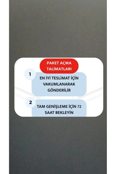 Fade 50x50x5 cm süngerli Bağcıklı antrasit gri sandalye Minder - Resim 3