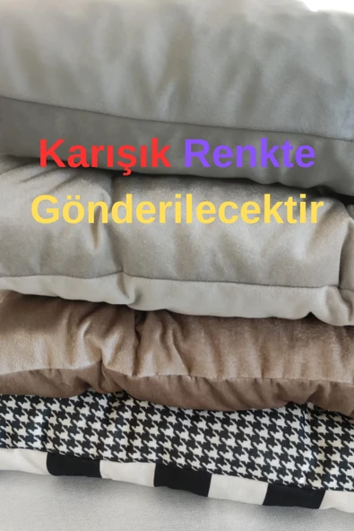 NMHC 2 Adet Kedi - Köpek Minderi | Çok Amaçlı kullanım 30x50 Cm | Karışık Renk | Yıkanabilir - Resim 2