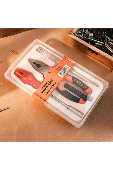 Work It 13 Parça Pense ve Vidalama Seti - 180mm Pense + Bits Uç Tutucu + 10 Parça Bits Uç+ Kontrol Kalemi - Resim 3