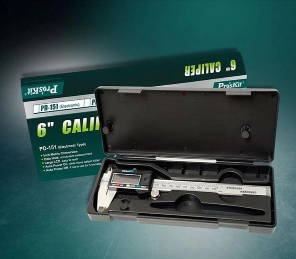 Proskit PD-151 150mm Dijital Kumpas - Resim 2