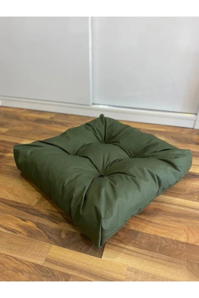 TicaretJet Haki Yer&palet Minderi 60x60x10 Bahçe Minder Koltuk Minderi - Resim 2