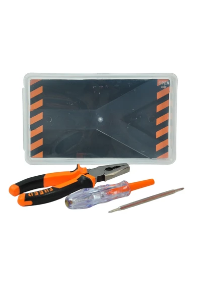 Work It 3 Parça Pense Tornavida Kontrol Kalemi Seti - 180mm Pense + Yıldız ve Düz Uçlu Kontrol Kalemi ürün görseli 1