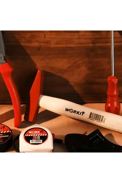 Work It Ahşap Saplı Çekiç 200 Gr - Resim 5