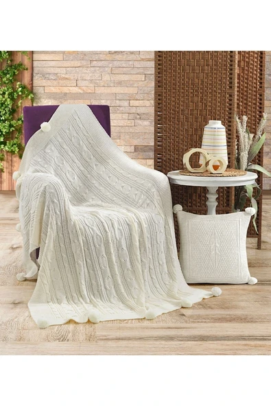 Nalan Triko Tv Battaniyesi Kırlentli 130 X 170 Cm - Resim 11