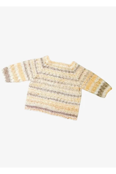 0-1 Yaş Örgü Unisex Bebek Hırkası - Resim 4