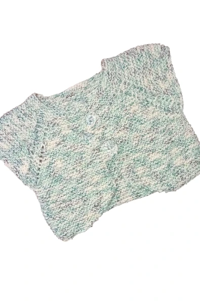 2-3 Yaş Crop Kız Bebek Hırkası - Resim 2