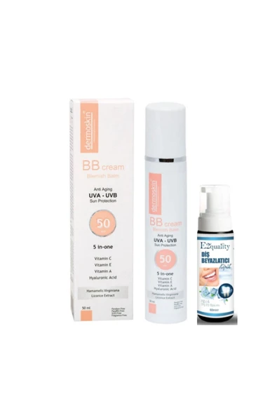 Spf50 BB Cream 50 ml - Diş Beyazlatıcı Köpük Hediye ürün görseli 1