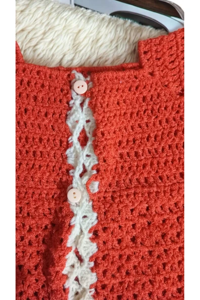 Örme Neşeli Rengarenk Bebek Hırkaları 0-3 Ay - Resim 3