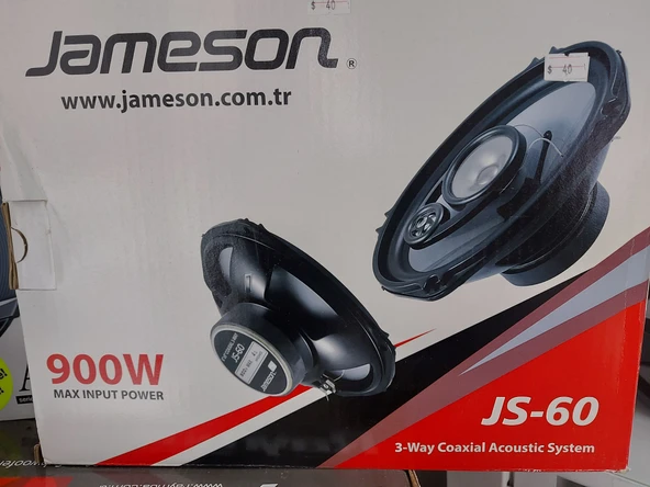 Jameson JS-60 900 W 15x23 cm Oval Koaksiyel Hoparlör ürün görseli 1