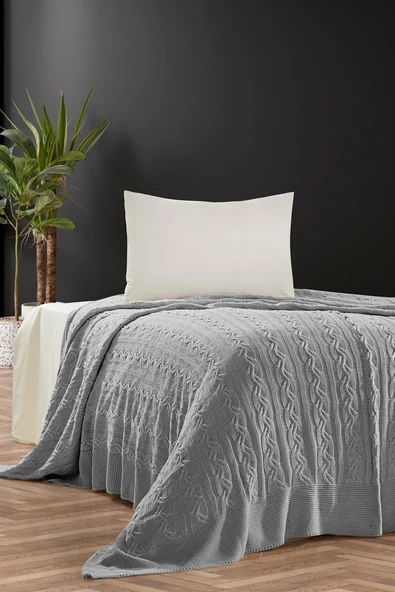 Hera  Triko Yatak Örtüsü Tek Kişilik 180 X 230 Cm - Resim 9