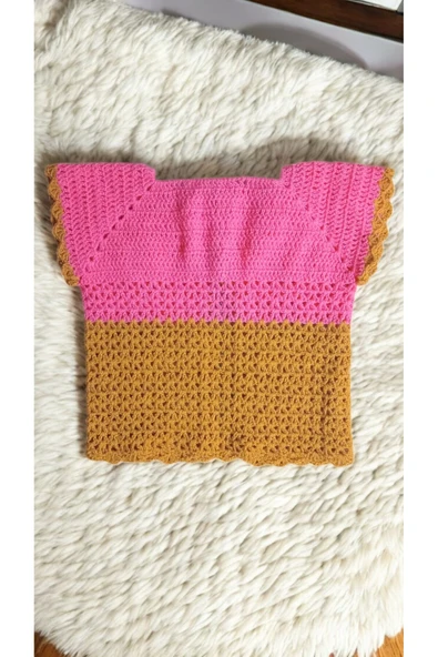 Örme Neşeli Rengarenk Bebek Hırkaları 0-3 Ay - Resim 2