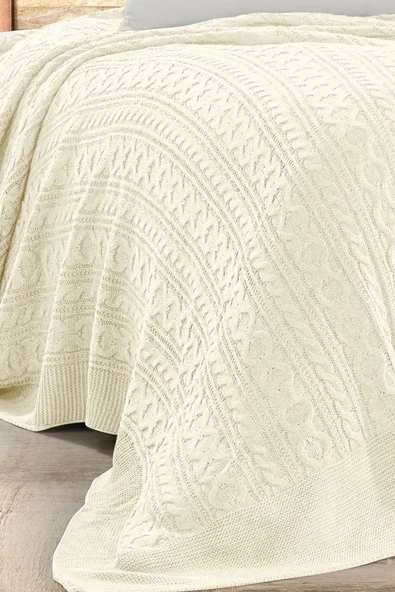 Mery Triko Yatak Örtüsü Tek Kişilik 180 X 230 Cm - Resim 4