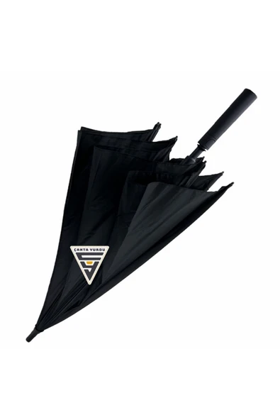 APRİL 251-G Fiber Otomatik Vale Şemsiyesi 130 Cm Siyah - Resim 8