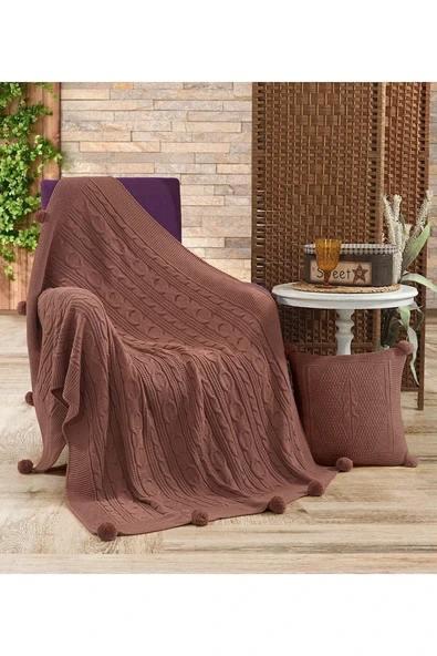 Nalan Triko Tv Battaniyesi Kırlentli 130 X 170 Cm - Resim 12