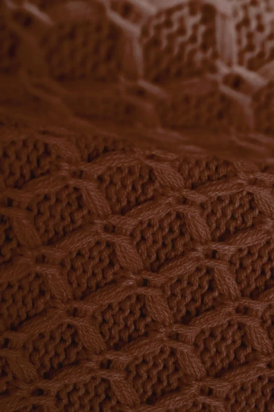 Yeliz Triko Örgülü Tv Battaniyesi 10 Ponponlu 130 X 170 Cm - Resim 11