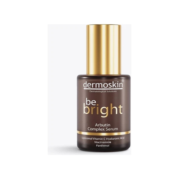 Dermoskin Be Bright Arbutin Complex Serum 30 ml - Dezenfektan Hediyeli (%72 Alkol) ürün görseli 1