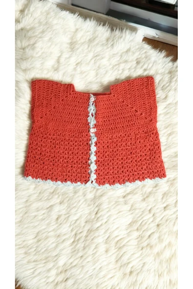 Örme Neşeli Rengarenk Bebek Hırkaları 0-3 Ay ürün görseli 1