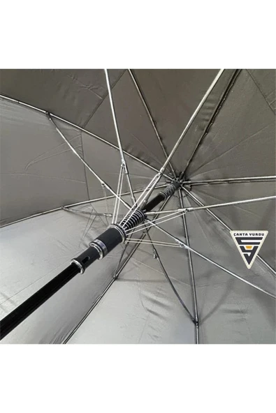APRİL A-250G Protokol Şemsiyesi Çift Katmanlı Şemsiye 130 cm Siyah - Resim 4