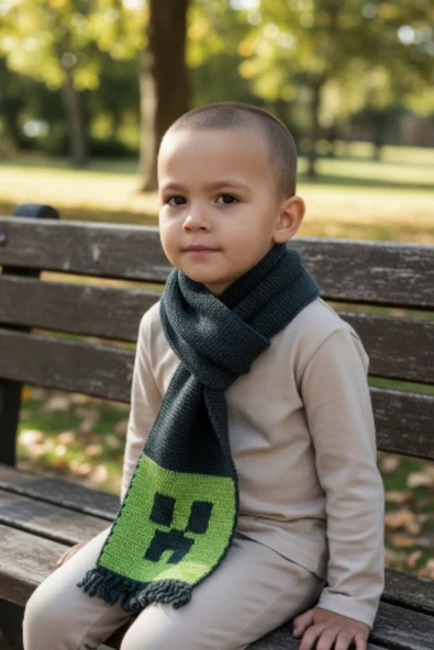 Minecraft Clipper Çocuk Atkısı - Resim 2