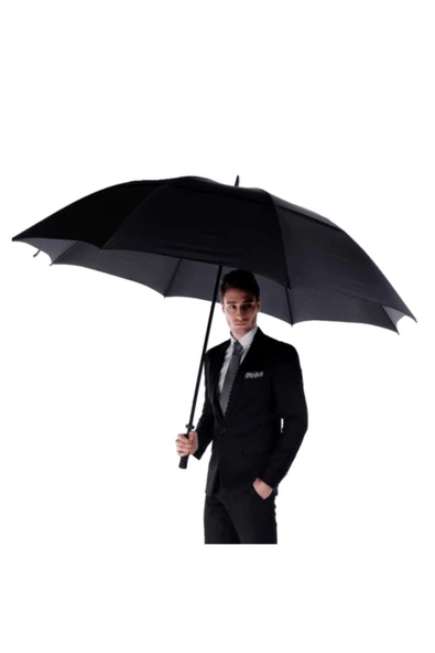 Rubenis Rubeni Çift Katmanlı Fiber Telli Protokol Şemsiyesi 130 - Resim 4