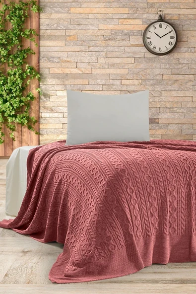 Mery Triko Yatak Örtüsü Tek Kişilik 180 X 230 Cm - Resim 9