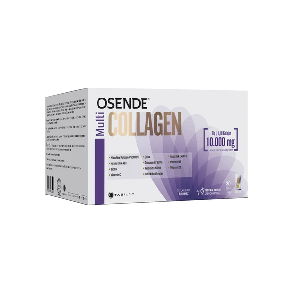 Osende Multi Collagen 10.000 Mg 30 Saşe - Dezenfektan Hediyeli (%72 Alkol) ürün görseli 1
