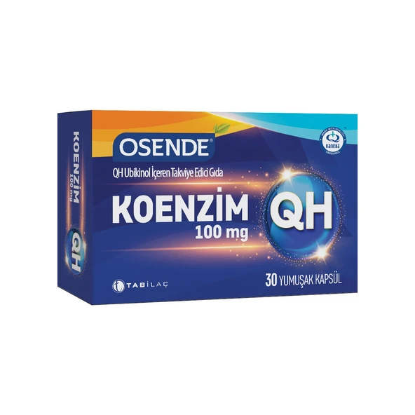 Osende Koenzim Qh 30 Yumuşak Kapsül - Dezenfektan Hediyeli (%72 Alkol) ürün görseli 1