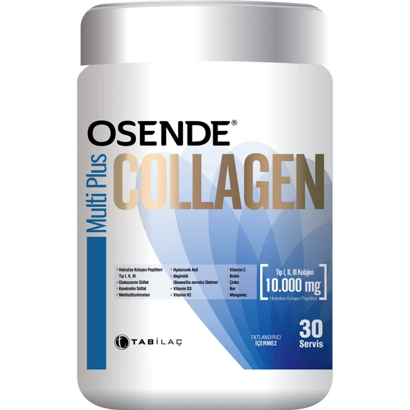 Osende Multi Plus Collagen Powder 10.000 Mg 30 Servis - Dezenfektan Hediyeli (%72 Alkol) ürün görseli 1