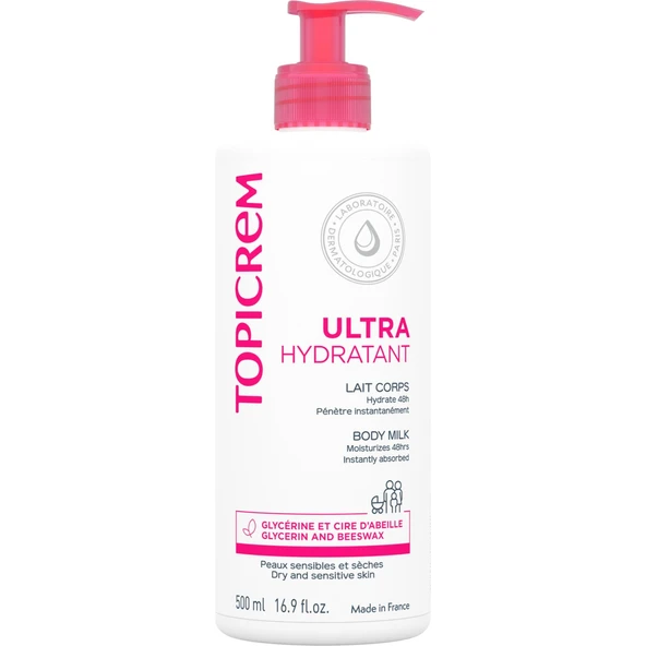 Ultra Moisturizing Body Milk-Nemlendirici Vücut Losyonu 500ml - Dezenfektan Hediyeli (%72 Alkol) ürün görseli 1