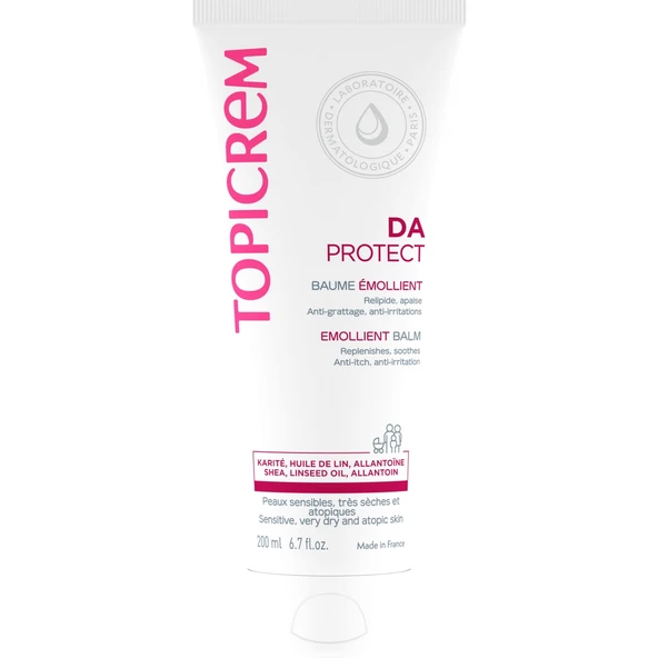 Topicrem Da Face & Body Emollient Balm - Vücut Nemlendiricisi 200ml - Dezenfektan Hediyeli (%72 Alkol) ürün görseli 1