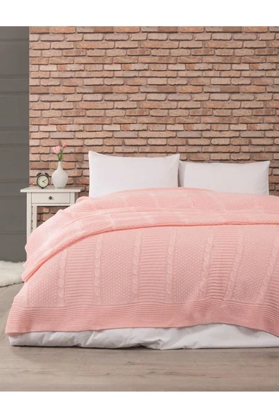 Erguvan Triko Yatak Örtüsü 220 X 240 Cm - Resim 10