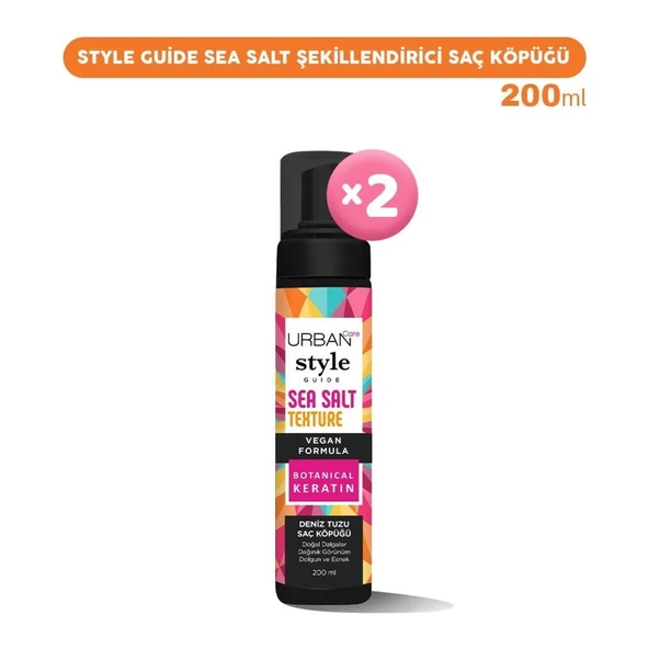 Care Style Guide Sea Salt Şekillendirici Saç Köpüğü 200 ml 2 Adet ürün görseli 1