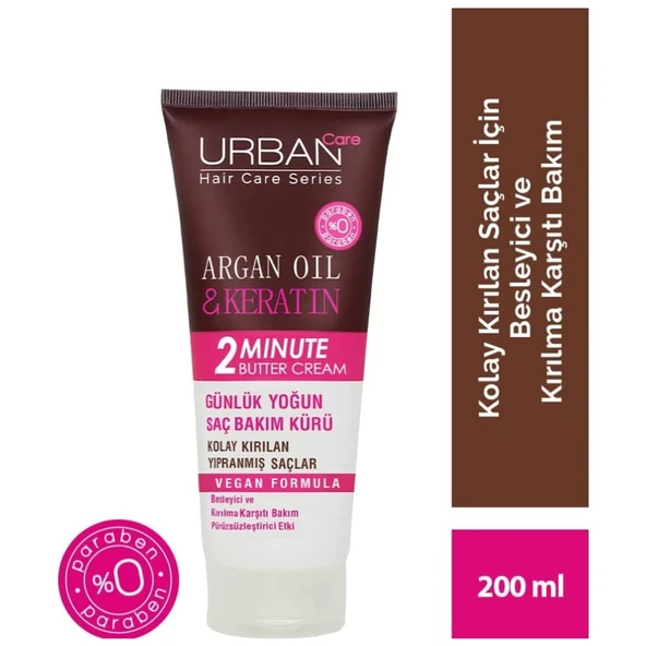 Care Argan Oil & Keratin Anti Hair Breakage Daily Intense Hair Conditioner 200 ml - Resim 3