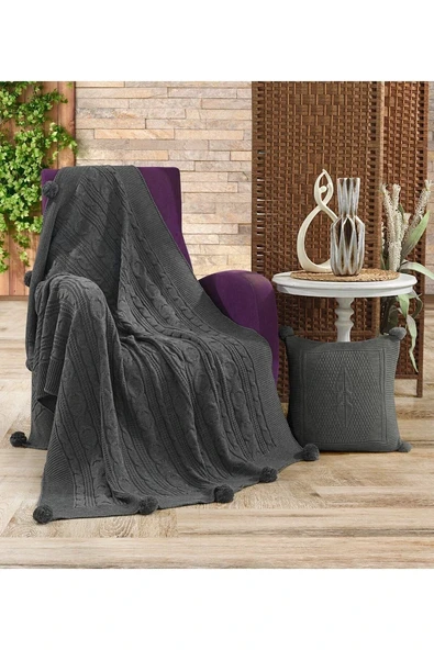 Nalan Triko Tv Battaniyesi Kırlentli 130 X 170 Cm - Resim 8