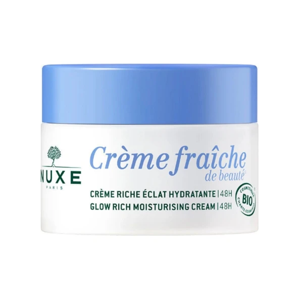 Creme Fraiche De Beaute Organik Yoğun Bakım Kremi 50 ml + Dezenfektan Hediyeli - %72 Alkol ürün görseli 1