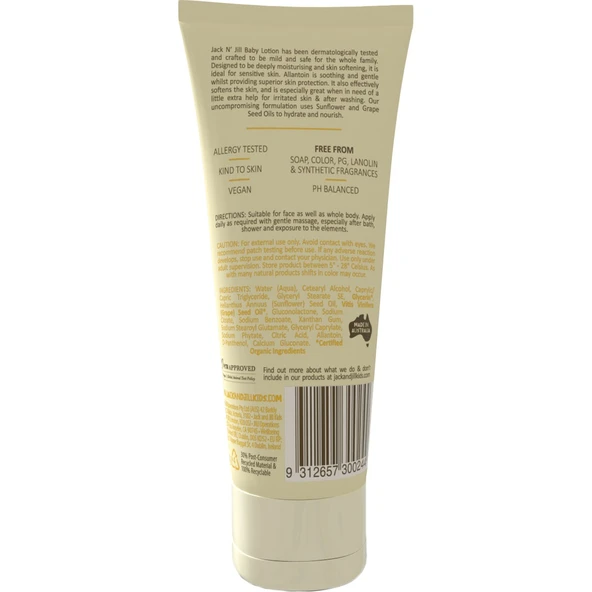 Doğal Içerikli Bebek Yüz ve Vücut Losyonu 100 ml - Dezenfektan Hediyeli (%72 Alkol) - Resim 3