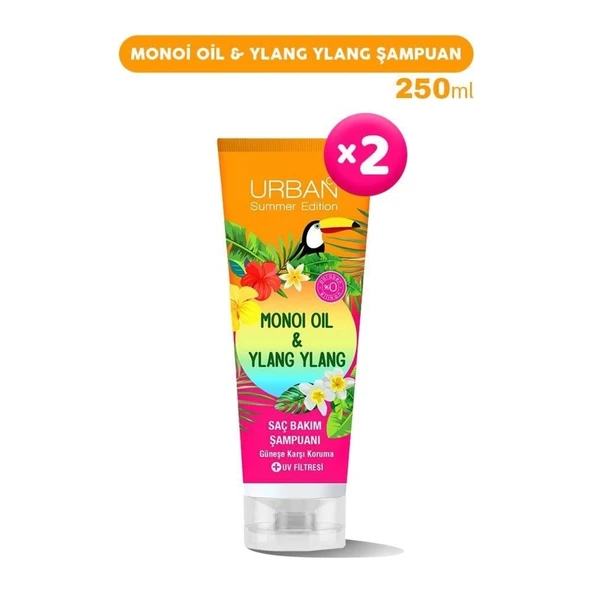Care Monoi Oil & Ylang Koruyucu Şampuan 250 ml 2 Adet ürün görseli 1