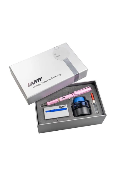 Lamy Safarı Dolma Kalem Seti M G.Kutu Lightrose - Resim 5