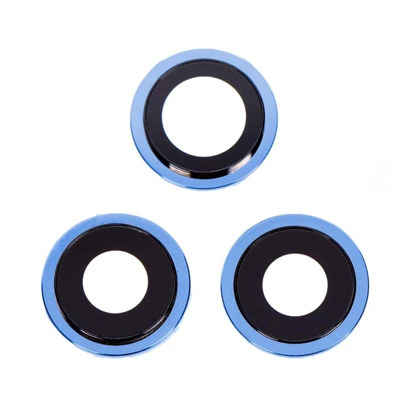 Apple iPhone 12 Pro Uyumlu Çerçeveli Arka Kamera Camı Lens - Resim 3