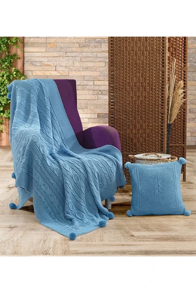 Nalan Triko Tv Battaniyesi Kırlentli 130 X 170 Cm - Resim 7