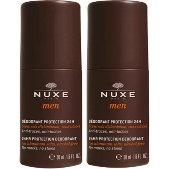 Nuxe Men Deodorant 2x50ML - Dezenfektan Hediyeli (%72 Alkol) ürün görseli 1
