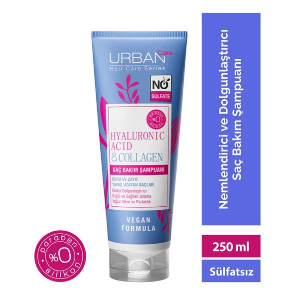 Care Hyaluronic Acid & Collagen Saç Bakım Şampuanı ürün görseli 1