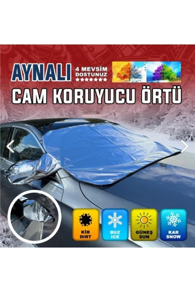 Buzlanmaya Karşı Etkili Aynalı Cam Koruyucu Örtü ürün görseli 1