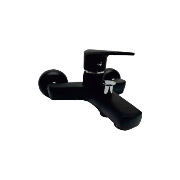 Acar Safir Black Banyo/duş Bataryası - Mat Siyah Pirinç - Modern Tasarım ürün görseli 1