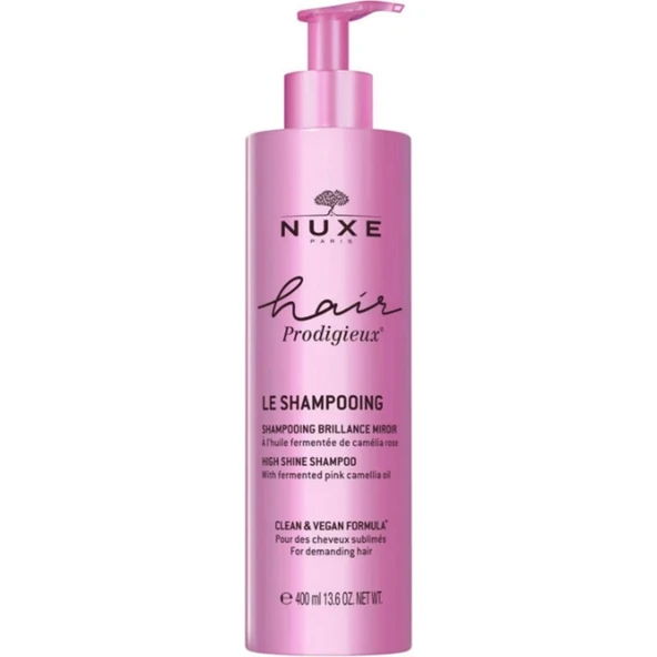 Nuxe Hair Prodigieux High Shine Shampoo 400 ml - Dezenfektan Hediyeli (%72 Alkol) ürün görseli 1