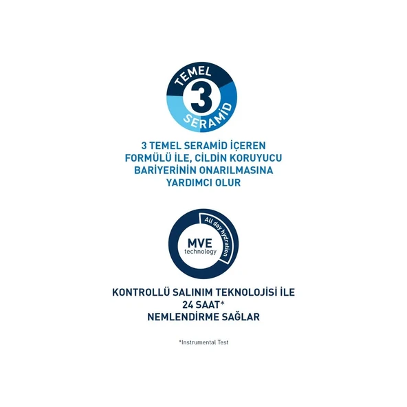 Cerevo Cerave Nemlendirici Yüz Kremi 52 ml - Dezenfektan Hediyeli (%72 Alkol) - Resim 4