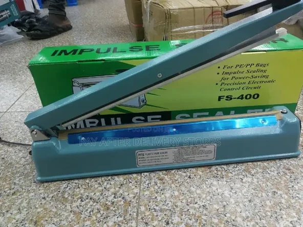 40Cm  Metal Gövde Poşet Ağzı Yapıştırma Kapatma Makinası FS-400 (4989) ürün görseli 1