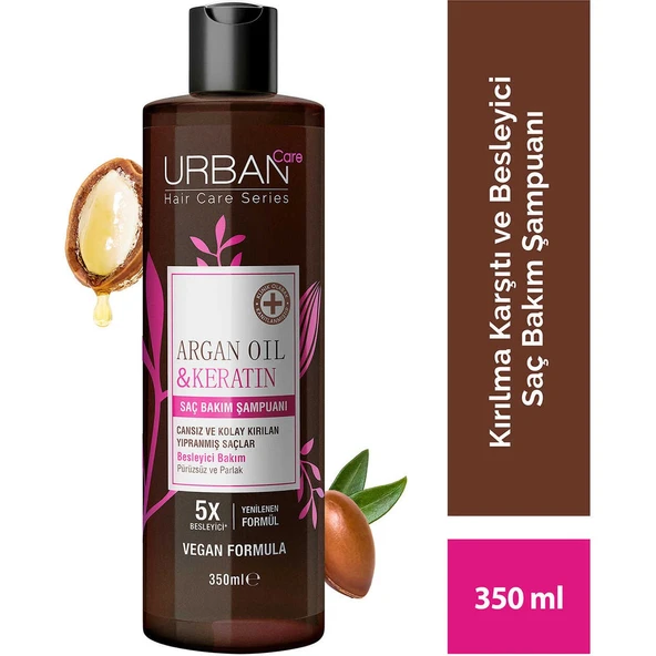 Care Argan Oil & Keratin Saç Bakım Şampuanı 350 ml ürün görseli 1