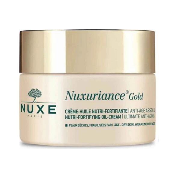 Nuxuriance Gold Nutri-Fortifying Gündüz Kremi 50 ml + Dezenfektan Hediyeli - %72 Alkol ürün görseli 1